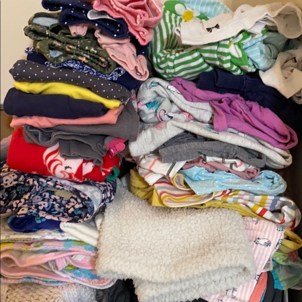 5lb box random 6-7x girl clothes